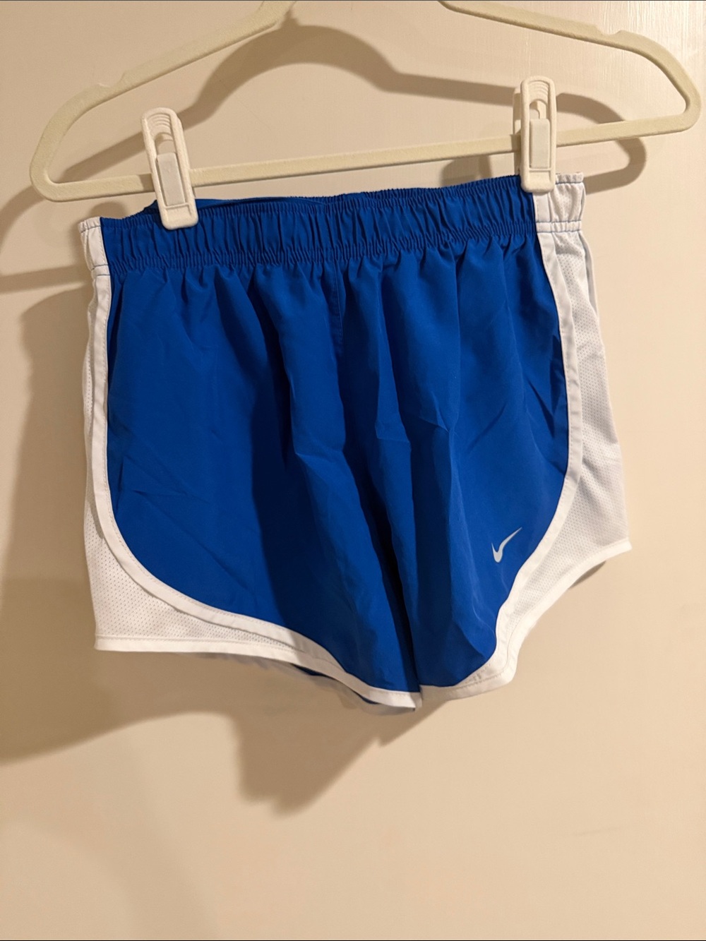 Nike Women’s Royal Blue Athletic Shorts with White Trim